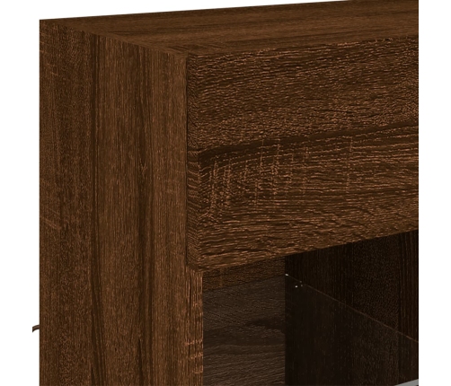 Teleri Seinakapp Led-Tuledega, Pruun Tamm, 58,5 X 30 X 60,5