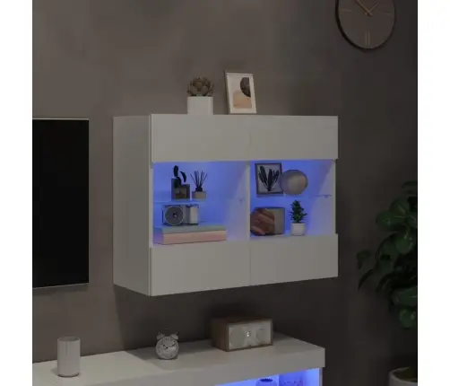 Tv Galdiņš Ar Led Lampiņām, Balti, 78,5X30X60,5 Cm Vidaxl Tv Galdiņš Ar Led Lampiņām, Balti, 78,5X30X60,5 Cm Vidaxl