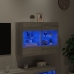 Tv Skapītis Ar Led Lampiņām, Pelēka Ozola Krāsa, 78,5X30X60,5Cm Vidaxl