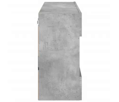 Tv Galdiņi Ar Led Lampiņām, Betona Pelēki, 98,5X30X60,5 Cm Vidaxl