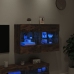 Tv Plaukti Ar Led Lampiņām, 98,5X30X60,5 Cm, Ozolkoka Krāsā Vidaxl