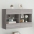 Tv Skapītis Ar Led Lampiņām, Pelēka Ozola Krāsa, 98,5X30X60,5Cm Vidaxl