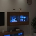 Tv Plaukti Ar Led Lampiņām, 98,5X30X60,5 Cm, Brūna Ozolkoka Vidaxl