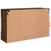 Tv Plaukti Ar Led Lampiņām, 98,5X30X60,5 Cm, Brūna Ozolkoka Vidaxl