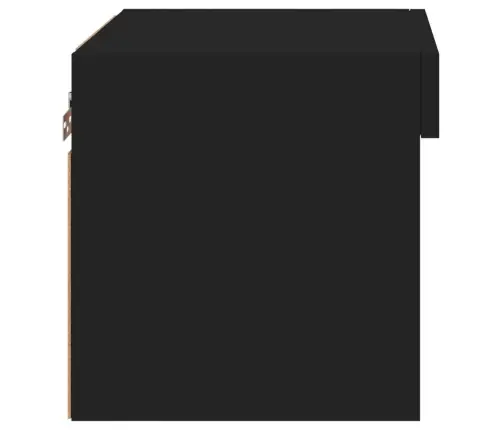 Seinale Kinnitatavad Öökapid Led-Tuledega 2 Tk, Must