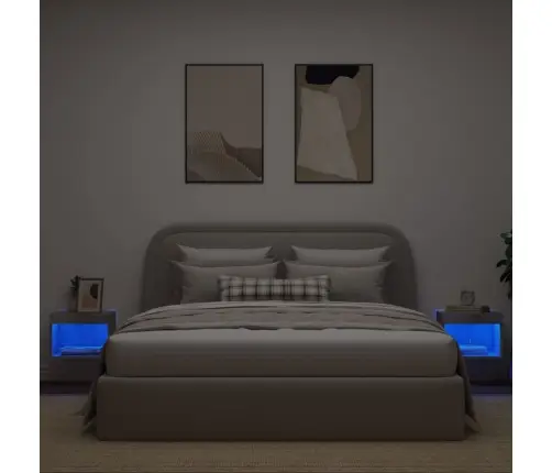 Seinale Kinnitatavad Öökapid Led-Tuledega 2 Tk, Betoonhall