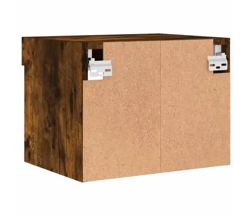 Sienas Naktsskapītis Ar Led, Ozola Krāsa Vidaxl