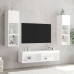 Led-Tuledega Telerikapp, Valge, 60 X 30 X 30 Cm