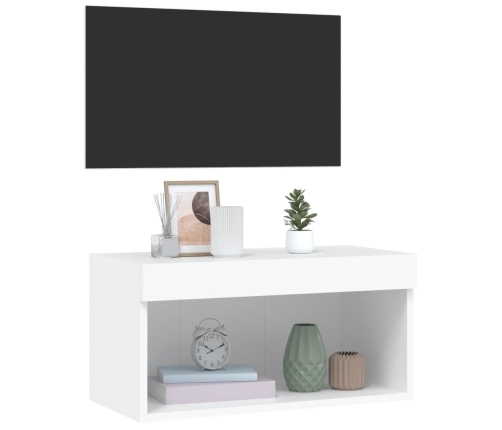 Led-Tuledega Telerikapp, Valge, 60 X 30 X 30 Cm
