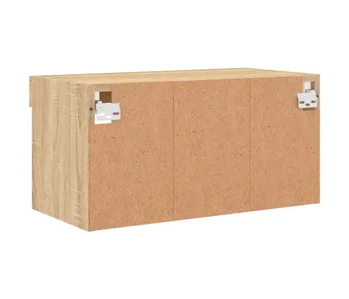 Led-Tuledega Telerikapp, Sonoma Tamm, 60 X 30 X 30 Cm
