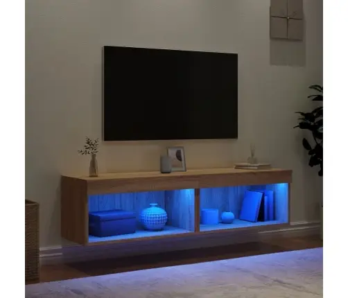 Sienas Skapīši Ar Led, 2 Gab., Ozolkoka, 60X30X30 Cm Vidaxl Sienas Skapīši Ar Led, 2 Gab., Ozolkoka, 60X30X30 Cm Vidaxl