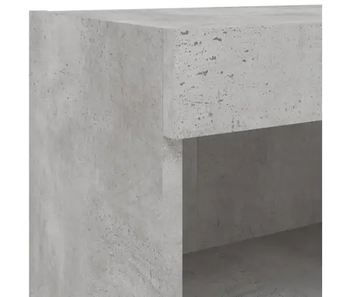 Tv Skapīši Ar Led Apgaismojumu, 2 Gab., Pelēki, 60X30X30 Cm Vidaxl