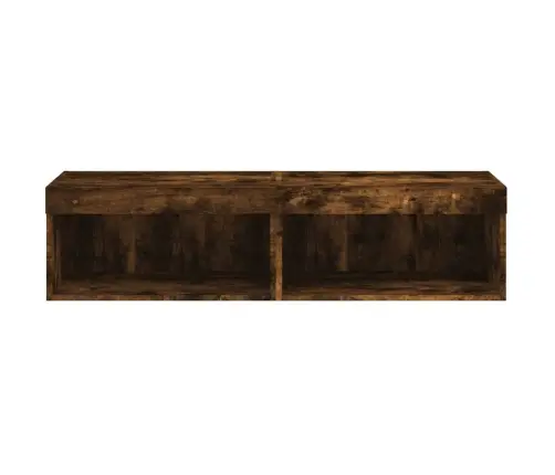 Led-Tuledega Telerikapid 2 Tk, Suitsutatud Tamm, 60X30X30 Cm