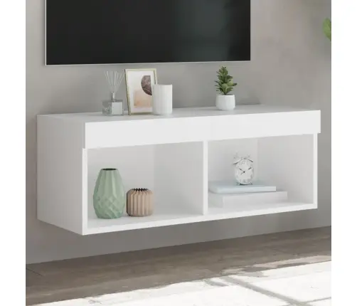 Led-Tuledega Telerikapp, Valge, 80 X 30 X 30 Cm