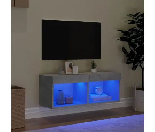 Tv Skapītis Ar Led Lampiņām, Betona Pelēki, 80X30X30 Cm Vidaxl Tv Skapītis Ar Led Lampiņām, Betona Pelēki, 80X30X30 Cm Vidaxl