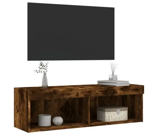 Tv Skapītis Ar Led Lampiņām, Ozolkoka Krāsa, 100X30X30 Cm Vidaxl Tv Skapītis Ar Led Lampiņām, Ozolkoka Krāsa, 100X30X30 Cm Vidaxl