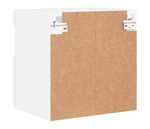 Tv Galdiņš Ar Led Lampiņām, Balti, 40X30X40 Cm Vidaxl