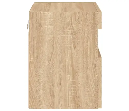Tv Plaukti Ar Led Lampiņām, 2 Gab., 40X30X40 Cm, Koka Krāsa Vidaxl