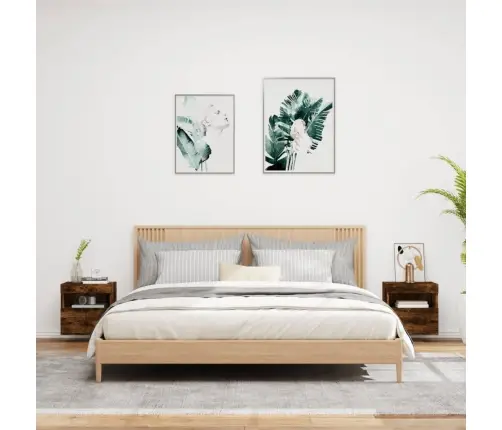 Tv Plaukti Ar Led Lampiņām, 2 Gab., 40X30X40 Cm, Ozolkoka Krāsa Vidaxl Tv Plaukti Ar Led Lampiņām, 2 Gab., 40X30X40 Cm, Ozolkoka Krāsa Vidaxl