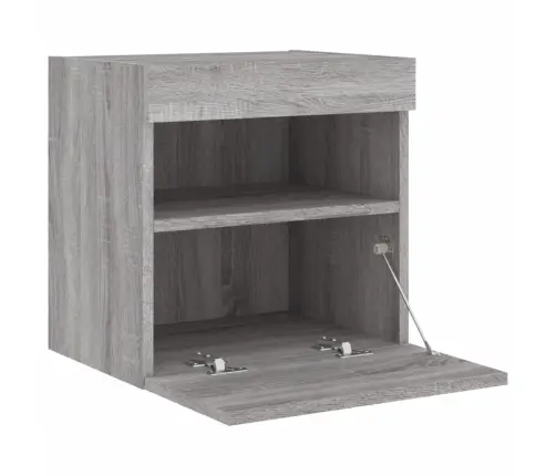 Teleri Seinakapp Led-Tuledega, Hall Sonoma Tamm, 40X30X40 Cm