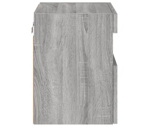 Teleri Seinakapp Led-Tuledega, Hall Sonoma Tamm, 40X30X40 Cm