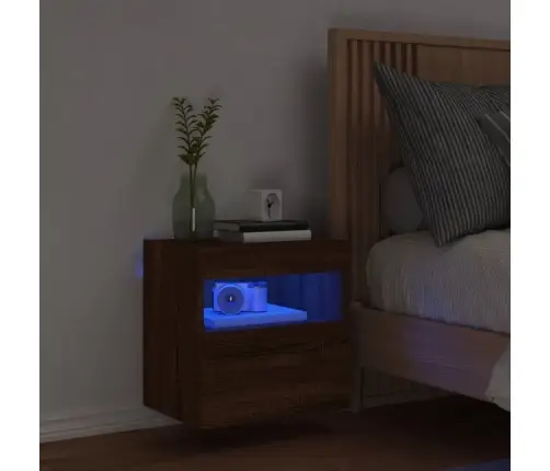 Teleri Seinakapp Led-Tuledega, Pruun Tamm, 40 X 30 X 40 Cm Teleri Seinakapp Led-Tuledega, Pruun Tamm, 40 X 30 X 40 Cm