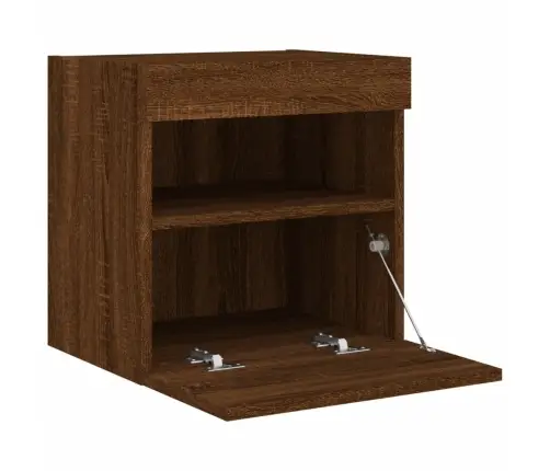 Teleri Seinakapp Led-Tuledega, Pruun Tamm, 40 X 30 X 40 Cm Teleri Seinakapp Led-Tuledega, Pruun Tamm, 40 X 30 X 40 Cm