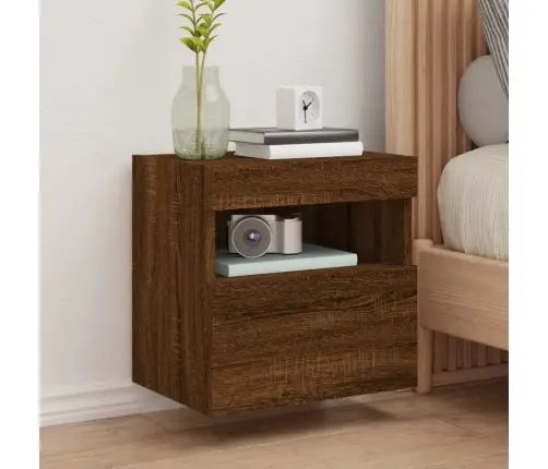 Teleri Seinakapp Led-Tuledega, Pruun Tamm, 40 X 30 X 40 Cm Teleri Seinakapp Led-Tuledega, Pruun Tamm, 40 X 30 X 40 Cm