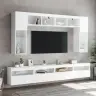 Tv Galdiņš Ar Led Lampiņām, Balti, 60X30X40 Cm Vidaxl Tv Galdiņš Ar Led Lampiņām, Balti, 60X30X40 Cm Vidaxl