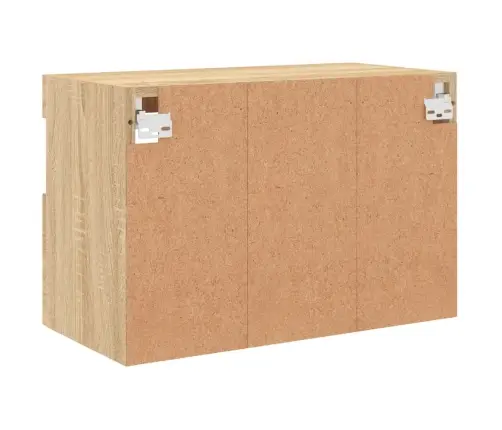 Tv Plaukti Ar Led Lampiņām, 60X30X40 Cm, Koka Krāsā Vidaxl