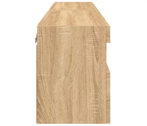 Tv Plaukti Ar Led Lampiņām, 2 Gab., 60X30X40 Cm, Koka Krāsa Vidaxl