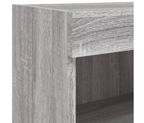 Tv Plaukti Ar Led Lampiņām, 2 Gab., 60X30X40 Cm, Pelēka Ozola Vidaxl