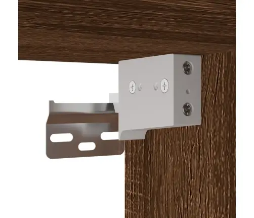 Tv Plaukti Ar Led Lampiņām, 60X30X40 Cm, Brūna Ozolkoka Vidaxl