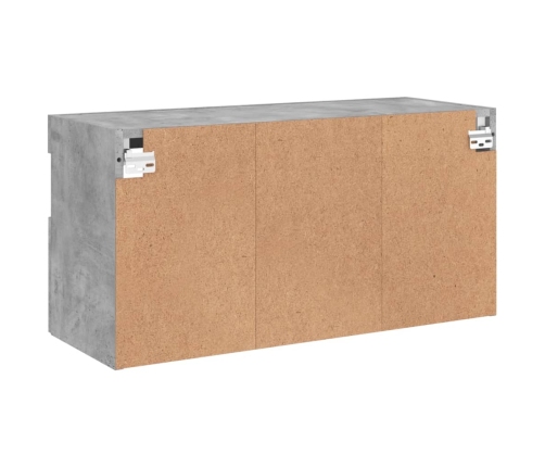 Tv Galdiņi Ar Led Lampiņām, Betona Pelēki, 80X30X40 Cm Vidaxl