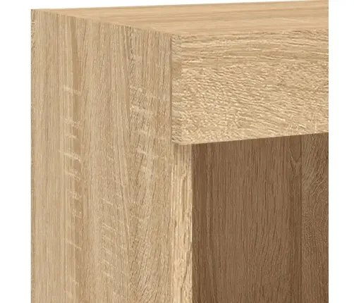 Tv Plaukti Ar Led Lampiņām, 100X30X40 Cm, Koka Krāsā Vidaxl