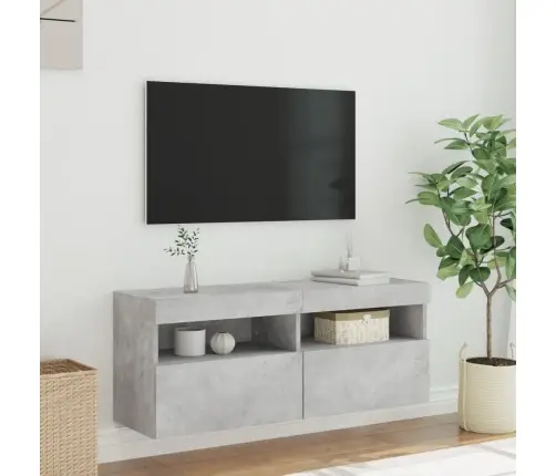 Tv Galdiņi Ar Led Lampiņām, Betona Pelēki, 100X30X40 Cm Vidaxl Tv Galdiņi Ar Led Lampiņām, Betona Pelēki, 100X30X40 Cm Vidaxl