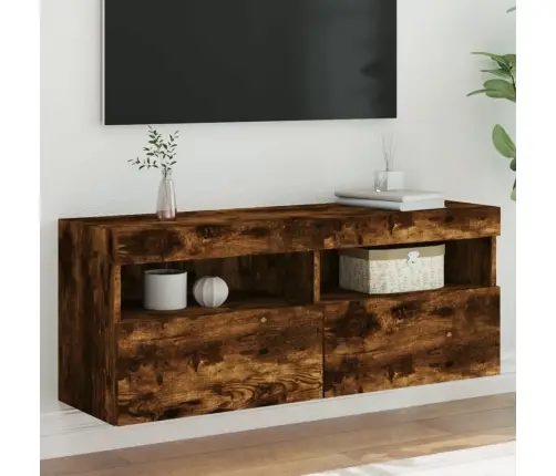 Teleri Seinakapp Led-Tuledega, Suitsutamm, 100 X 30 X 40 Cm Teleri Seinakapp Led-Tuledega, Suitsutamm, 100 X 30 X 40 Cm