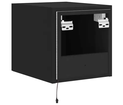 Teleri Seinakapid Led-Tuledega 2 Tk, Must, 30,5 X 35 X 30 Cm Teleri Seinakapid Led-Tuledega 2 Tk, Must, 30,5 X 35 X 30 Cm