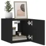 Teleri Seinakapid Led-Tuledega 2 Tk, Must, 30,5 X 35 X 30 Cm Teleri Seinakapid Led-Tuledega 2 Tk, Must, 30,5 X 35 X 30 Cm