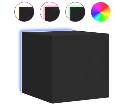Teleri Seinakapid Led-Tuledega 2 Tk, Must, 30,5 X 35 X 30 Cm Teleri Seinakapid Led-Tuledega 2 Tk, Must, 30,5 X 35 X 30 Cm