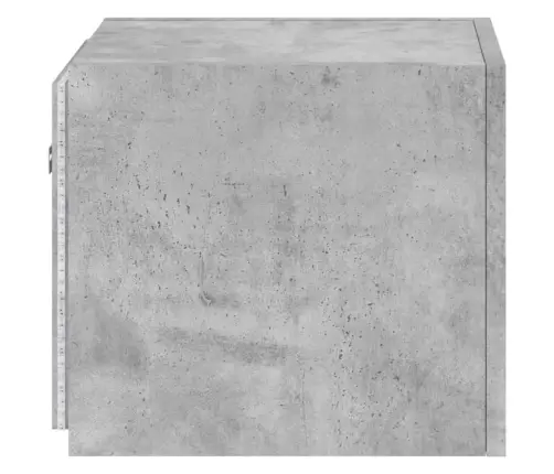 Teleri Seinakapid Led-Tuledega 2 Tk, Betoonhall, 30,5X35X30 Cm