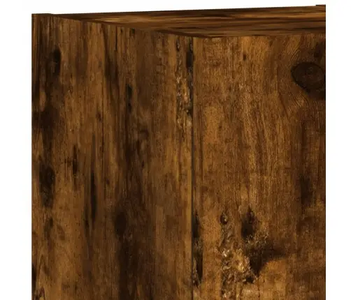 Tv Plaukti Ar Led Lampiņām, 30,5X35X30 Cm, Ozolkoka Krāsā Vidaxl