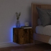 Tv Plaukti Ar Led Lampiņām, 30,5X35X30 Cm, Ozolkoka Krāsā Vidaxl