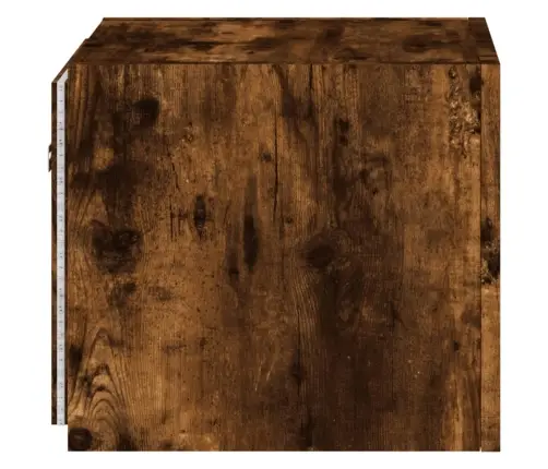 Tv Plaukti Ar Led Lampiņām, 30,5X35X30 Cm, Ozolkoka Krāsā Vidaxl