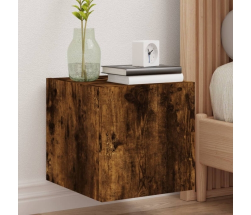 Tv Plaukti Ar Led Lampiņām, 30,5X35X30 Cm, Ozolkoka Krāsā Vidaxl