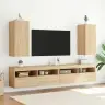 Tv Plaukti Ar Led Lampiņām, 2 Gab., 30,5X35X70 Cm, Koka Krāsa Vidaxl