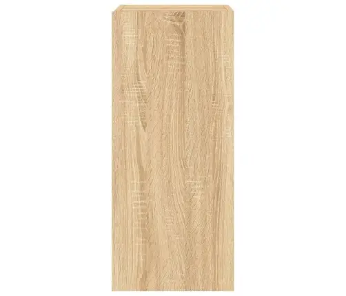 Tv Plaukti Ar Led Lampiņām, 2 Gab., 30,5X35X70 Cm, Koka Krāsa Vidaxl