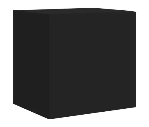 Tv Plaukti Ar Led Lampiņām, 2 Gab., Melni, 40,5X35X40 Cm Vidaxl