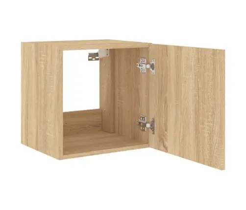 Tv Plaukti Ar Led Lampiņām, 40,5X35X40 Cm, Koka Krāsā Vidaxl Tv Plaukti Ar Led Lampiņām, 40,5X35X40 Cm, Koka Krāsā Vidaxl