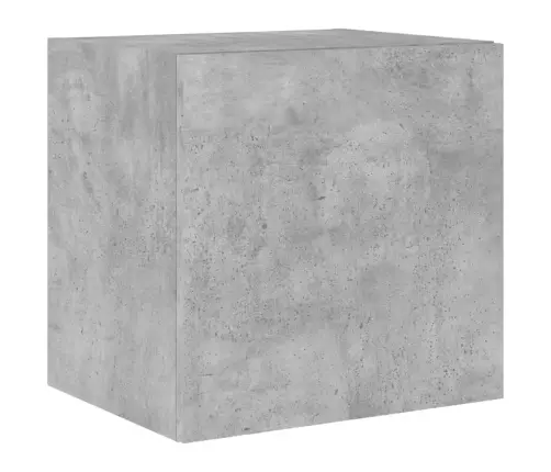 Tv Galdiņi Ar Led Lampiņām, 2 Gab., Betona Pelēki, 40,5X35X40Cm Vidaxl